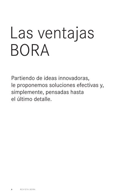 BORA Magazine 02|2019 – Spanish