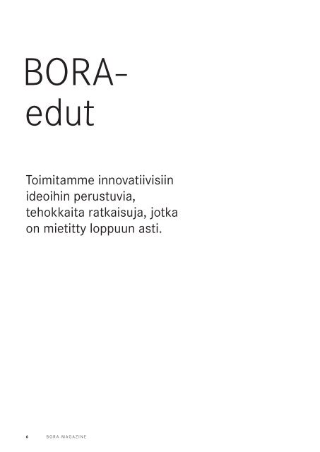 BORA Magazine 02|2019 – Finnish