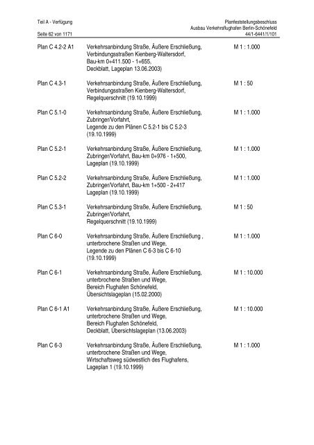 Planfeststellungsbeschluss - BVBB eV