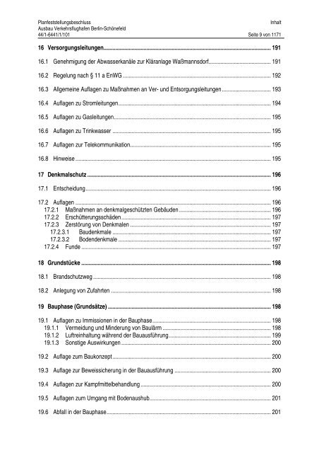 Planfeststellungsbeschluss - BVBB eV