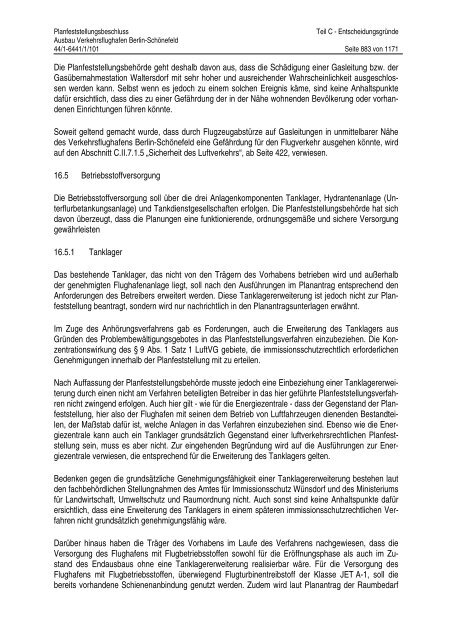 Planfeststellungsbeschluss - BVBB eV