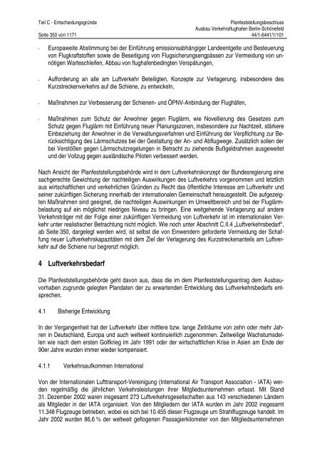 Planfeststellungsbeschluss - BVBB eV