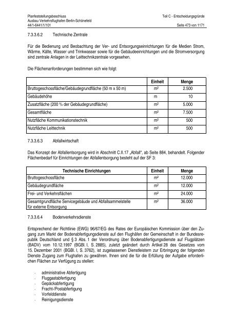 Planfeststellungsbeschluss - BVBB eV