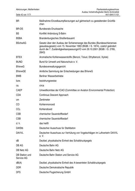 Planfeststellungsbeschluss - BVBB eV