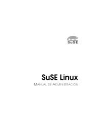 SuSE Linux / Manual de AdministraciÃ³n - Redes-Linux.com