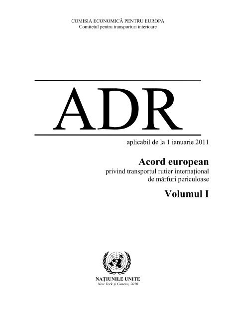 Acord european Volumul I