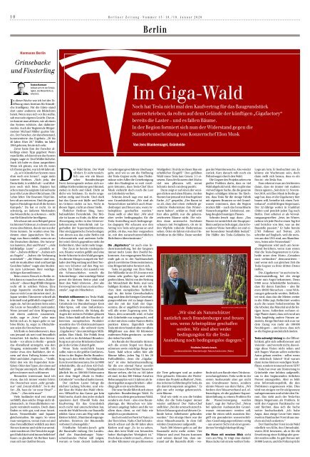 Berliner Zeitung 18.01.2020