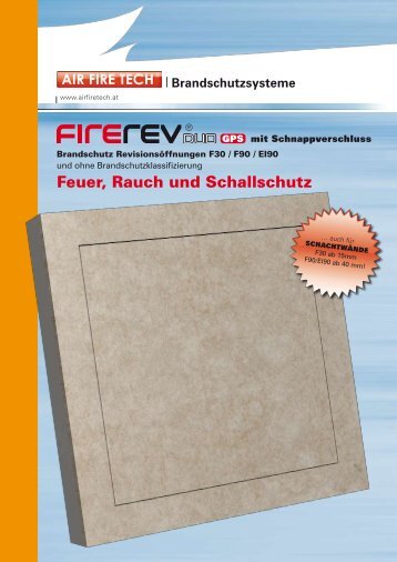 Brandschutzsysteme - AIR FIRE TECH