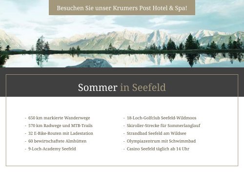 Krumers Post | Preisliste 2020