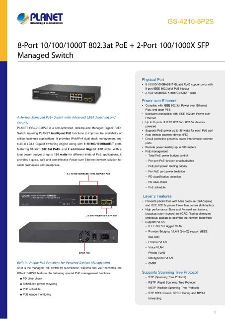 PLANET_Datasheet_Managed-Switch-GS-4210-8P2S_2017_EN