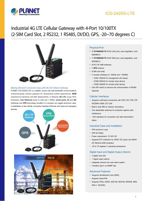 PLANET_Datasheet_Industial-4G-LTE-Cellular-Gateway-ICG-2420G-LTE_2017_EN
