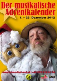 Programm - Musikalischer Adventkalender