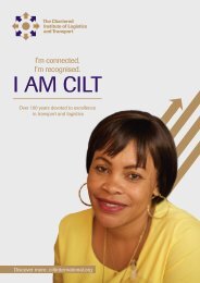 CILT Member Benefits Brochure