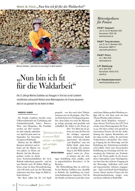 Waldverband Aktuell - Ausgabe 2020-01