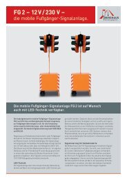 FG 2 – 12 V / 230 V – die mobile Fußgänger-Signalanlage.