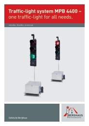 Traffic-light system MPB 4400 – one traffic-light for all needs.