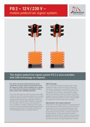 FG 2 – 12 V / 230 V – mobile pedestrian signal system.