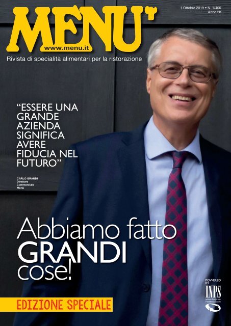 CARLO GRANDI | Abbiamo fatto grandi cose!