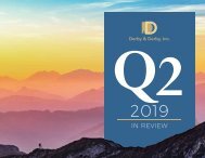2019 Q2 In Review - Derby and Derby, Ojai, CA