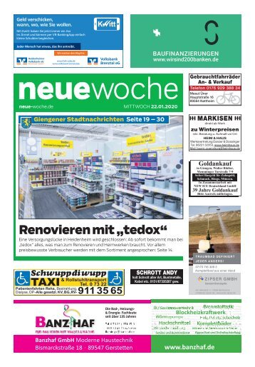 22.01.20 NEUE WOCHE