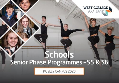 Schools Senior Phase Programmes – S5 & S6 - Paisley Campus 2020