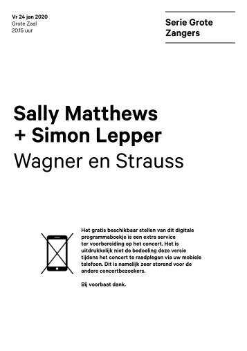 2020 01 24 Sally Matthews + Simon Lepper