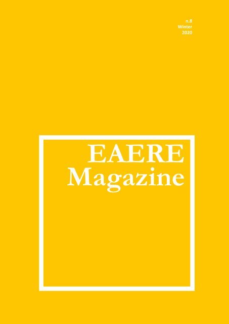 EAERE Magazine - n.8 Winter 2020