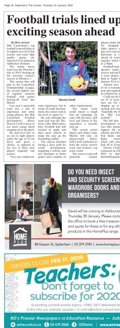 Ashburton Courier: January 23, 2020