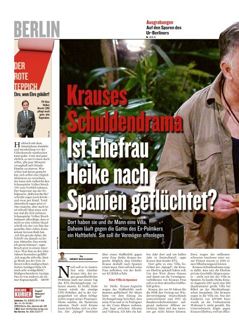 Berliner Kurier 22.01.2020