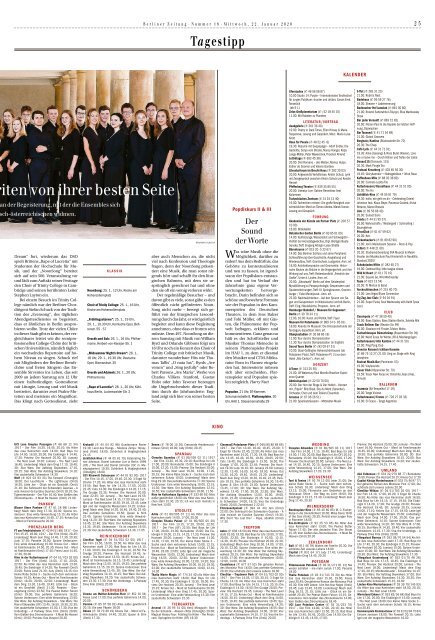 Berliner Zeitung 22.01.2020