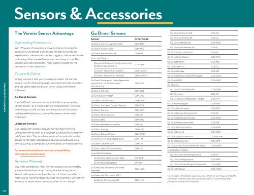 Vernier International k-12 catalog