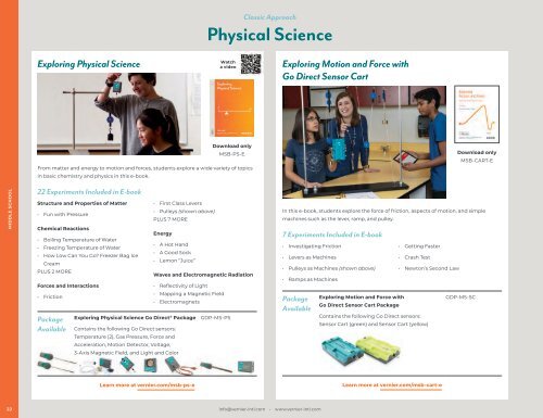 Vernier International k-12 catalog