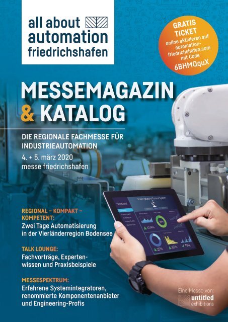 Messemagazin & Katalog  all about automation friedrichshafen