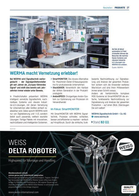 Messemagazin & Katalog | all about automation friedrichshafen