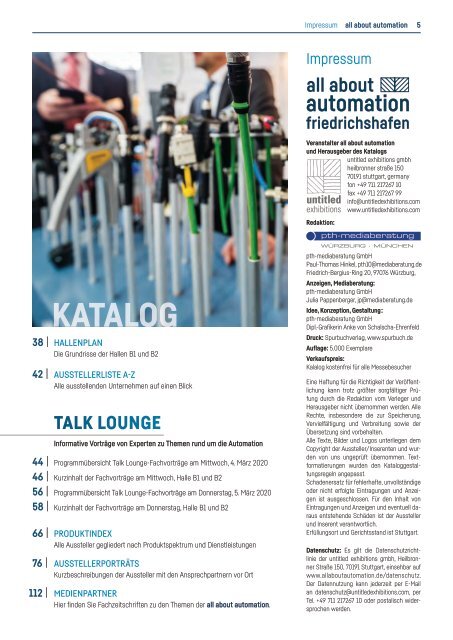 Messemagazin & Katalog | all about automation friedrichshafen