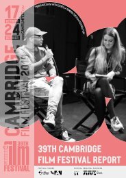 2019 Cambridge Film Festival Report