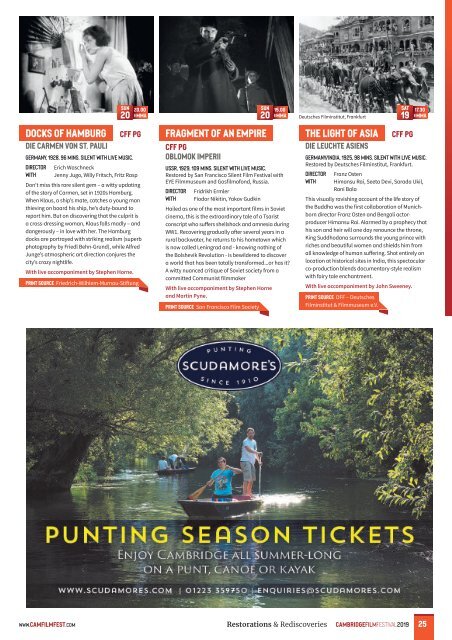 Cambridge Film Festival 2019 Brochure