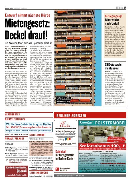 Berliner Kurier 23.01.2020