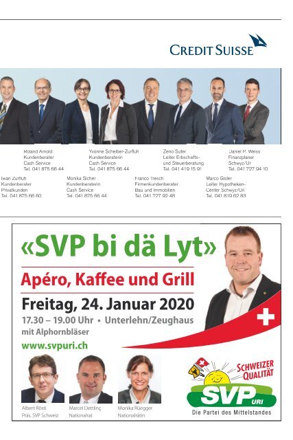 4.2020 Uristier – Anzeiger Uri