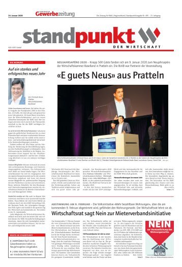 Standpunkt 495, 24.01.2020