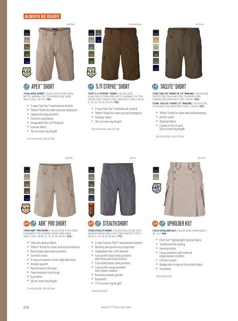 5.11 Tactical - Spring/Summer - Sweden Corporate - SEK