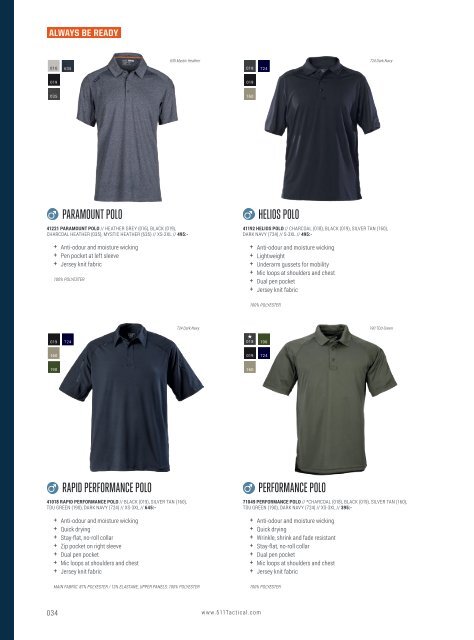 5.11 Tactical - Spring/Summer - Sweden Corporate - SEK