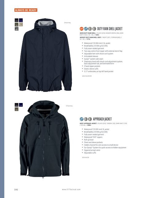 5.11 Tactical - Spring/Summer - Sweden Corporate - SEK