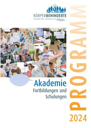 Körperbehinderte Allgäu Akademie Programm 2024