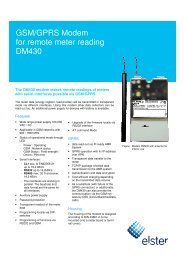 Download (pdf) - Elster Metering