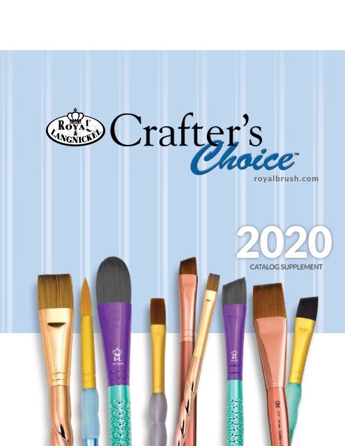 Crafter's Choice White Bristle Dome Stencil Brush-5/8" Width R9113-5/8 
