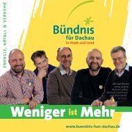 Buendnis-Programm: Energie, Abfall und Verkehr