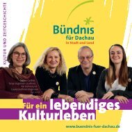 Buendnis-Programm: Kultur und Zeitgeschichte