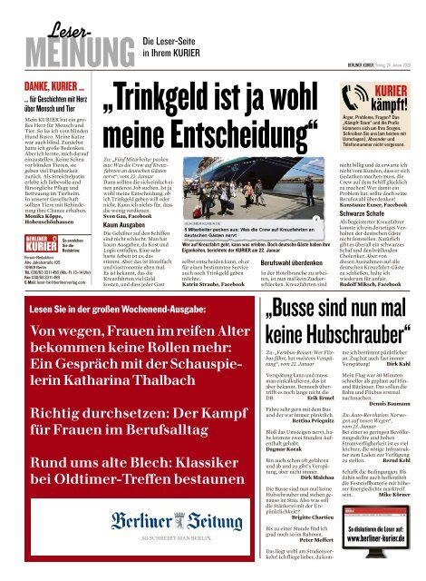 Berliner Kurier 24.01.2020