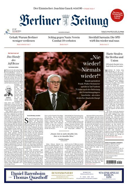 Berliner Zeitung 24.01.2020